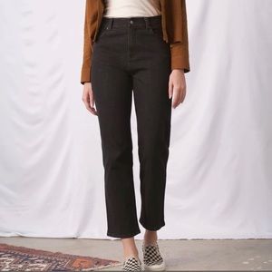 United By Blue Organic Slim Straight Jean Black